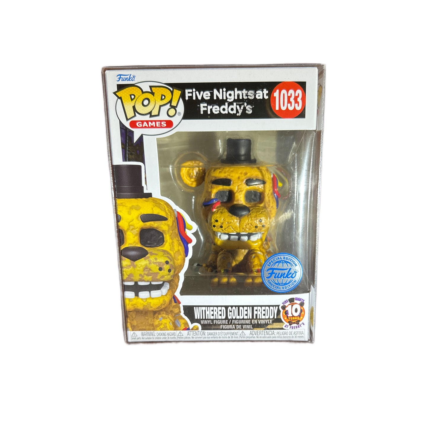 Funko Pop! Five Night's at Freddy's- Withered Golden Freddy #1033