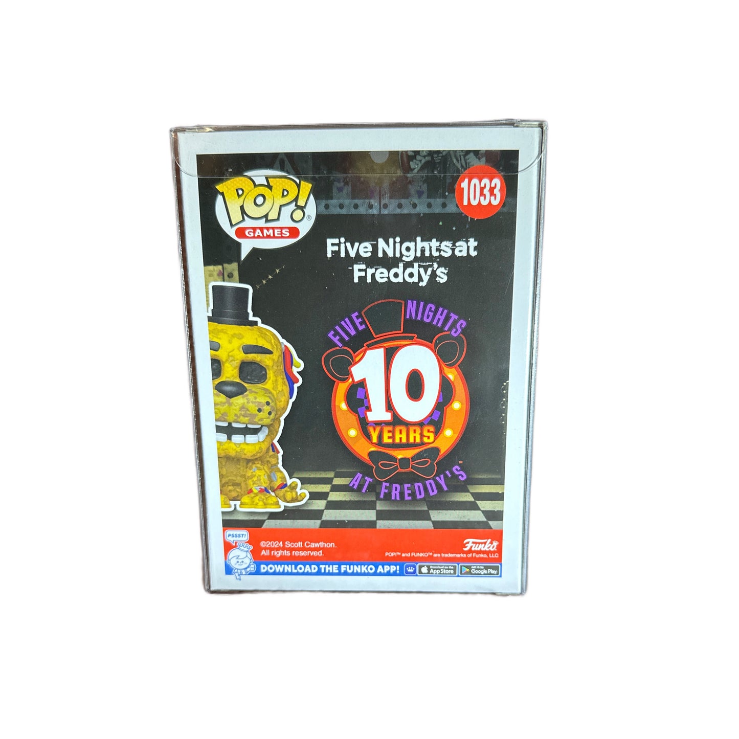 Funko Pop! Five Night's at Freddy's- Withered Golden Freddy #1033