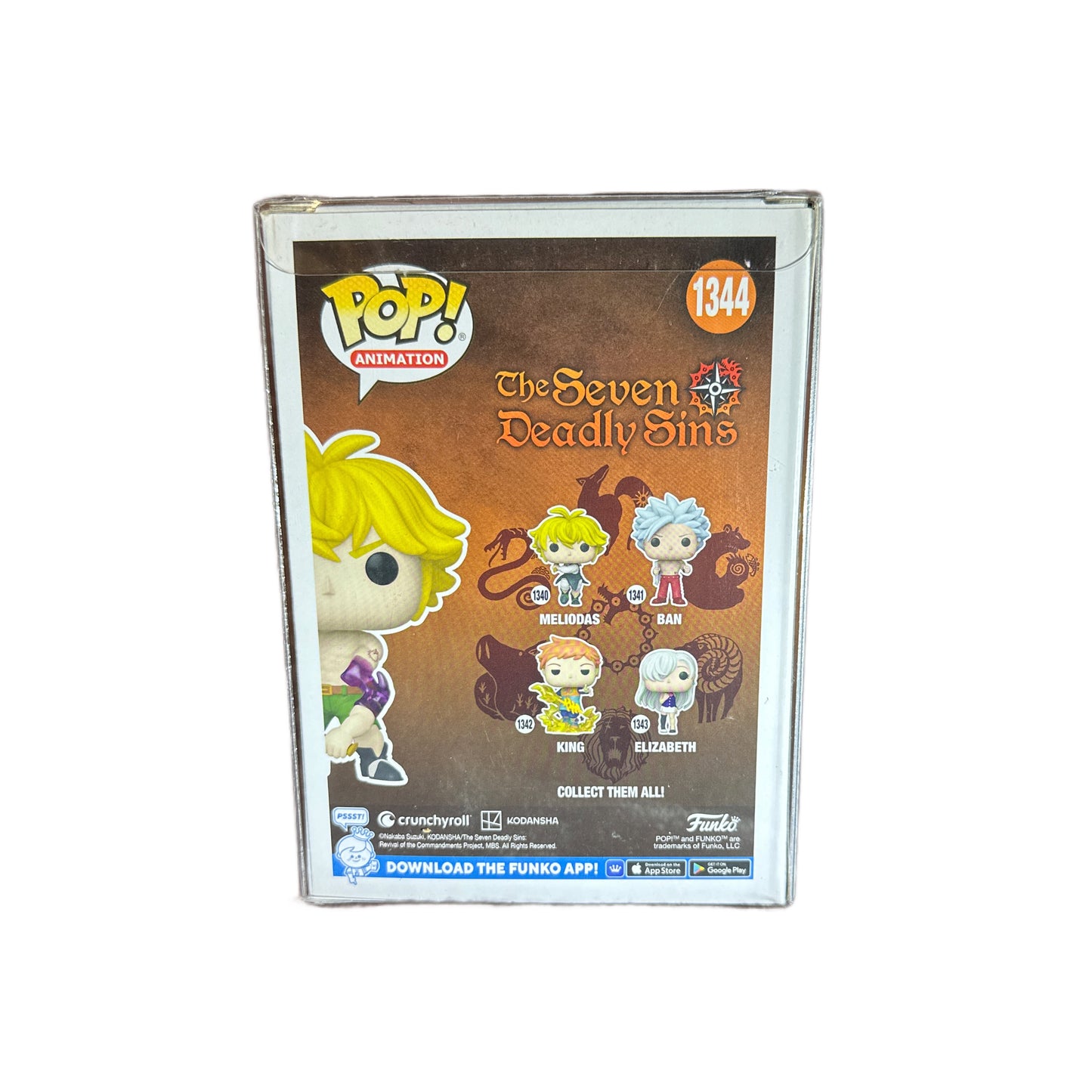 Funko Pop! The Seven Deadly Sins- Meliodas #1344 (Chase)