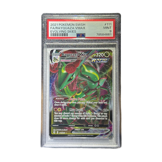 2021 Pokemon SWSH FA/Rayquaza Vmax Evolving Skies