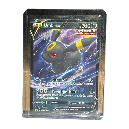 Umbreon V Sword and Shield Black Star Promo Near Mint