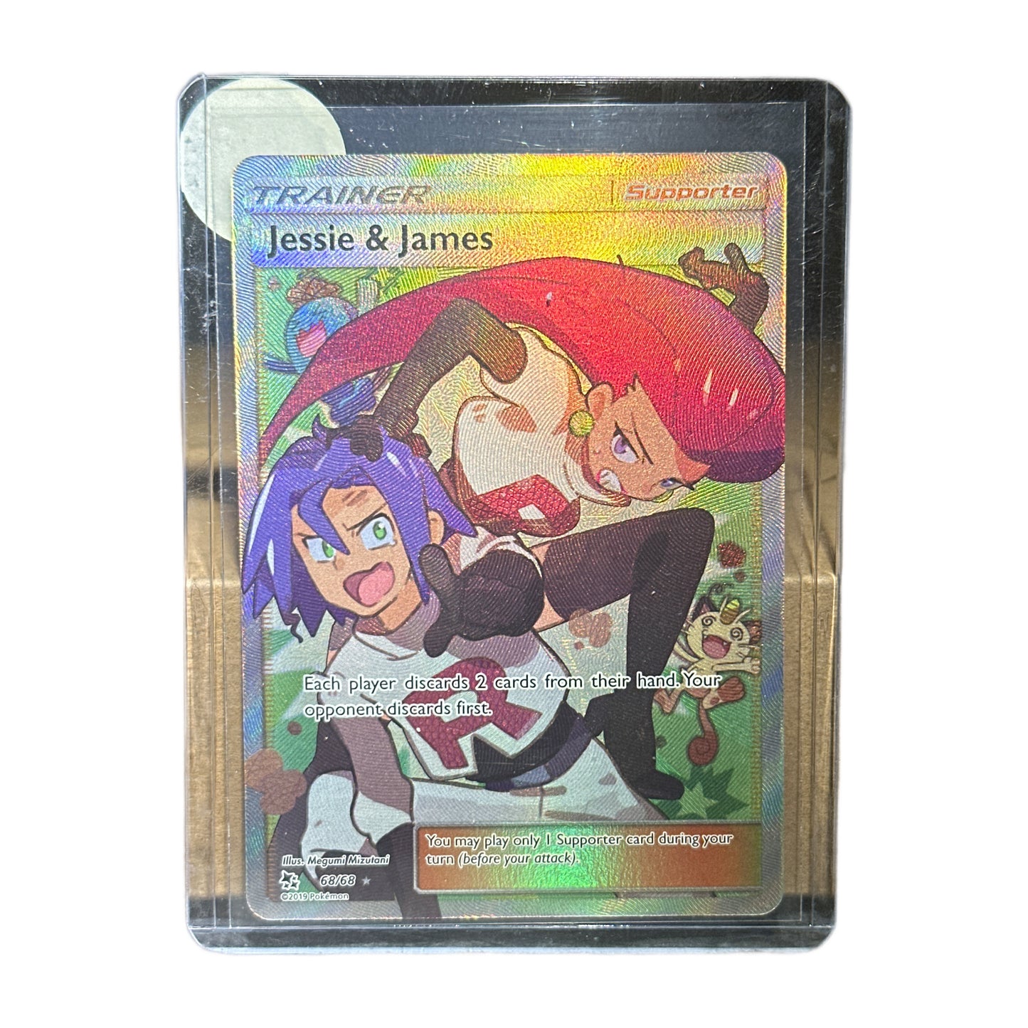 Jessie and James (Full Art) Hidden Fates #68 Near Mint