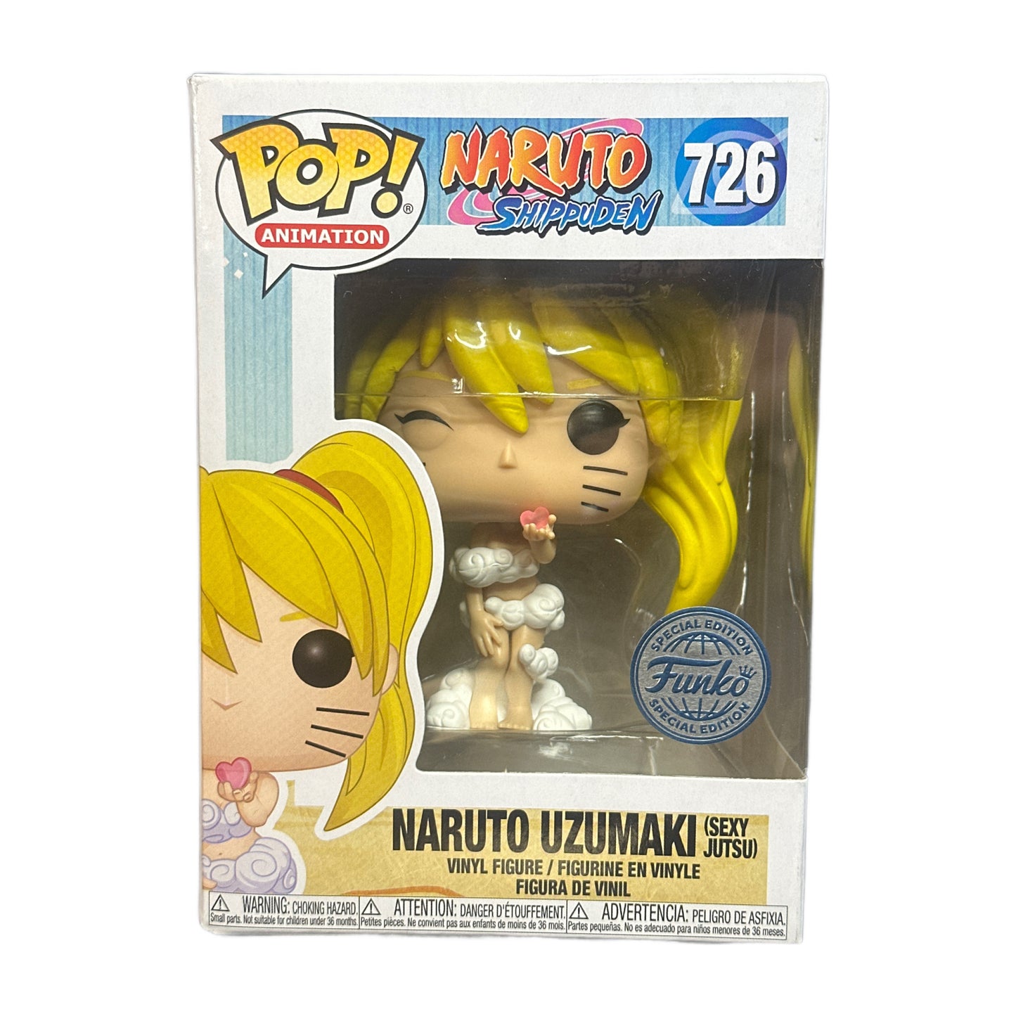 Funko Pop! Naruto Shippuden- Naruto Uzumaki Sexy Jutsu #726