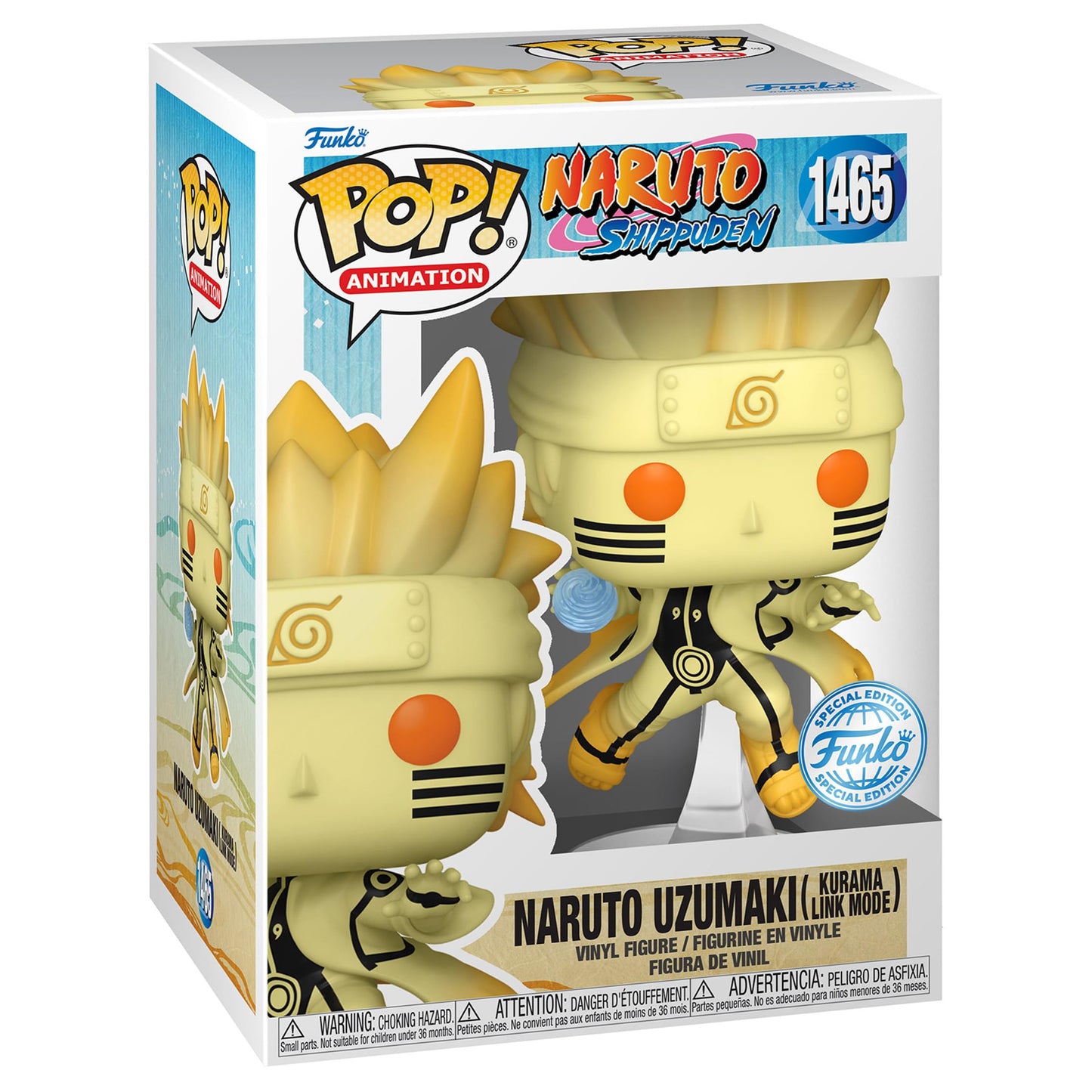 Funko Pop! Naruto Shippuden- Naruto Uzumaki (Kurama Link Mode) #1465