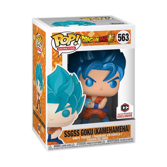 Funko Pop! Dragonball Super- SSGSS Goku (Kamehameha) #563