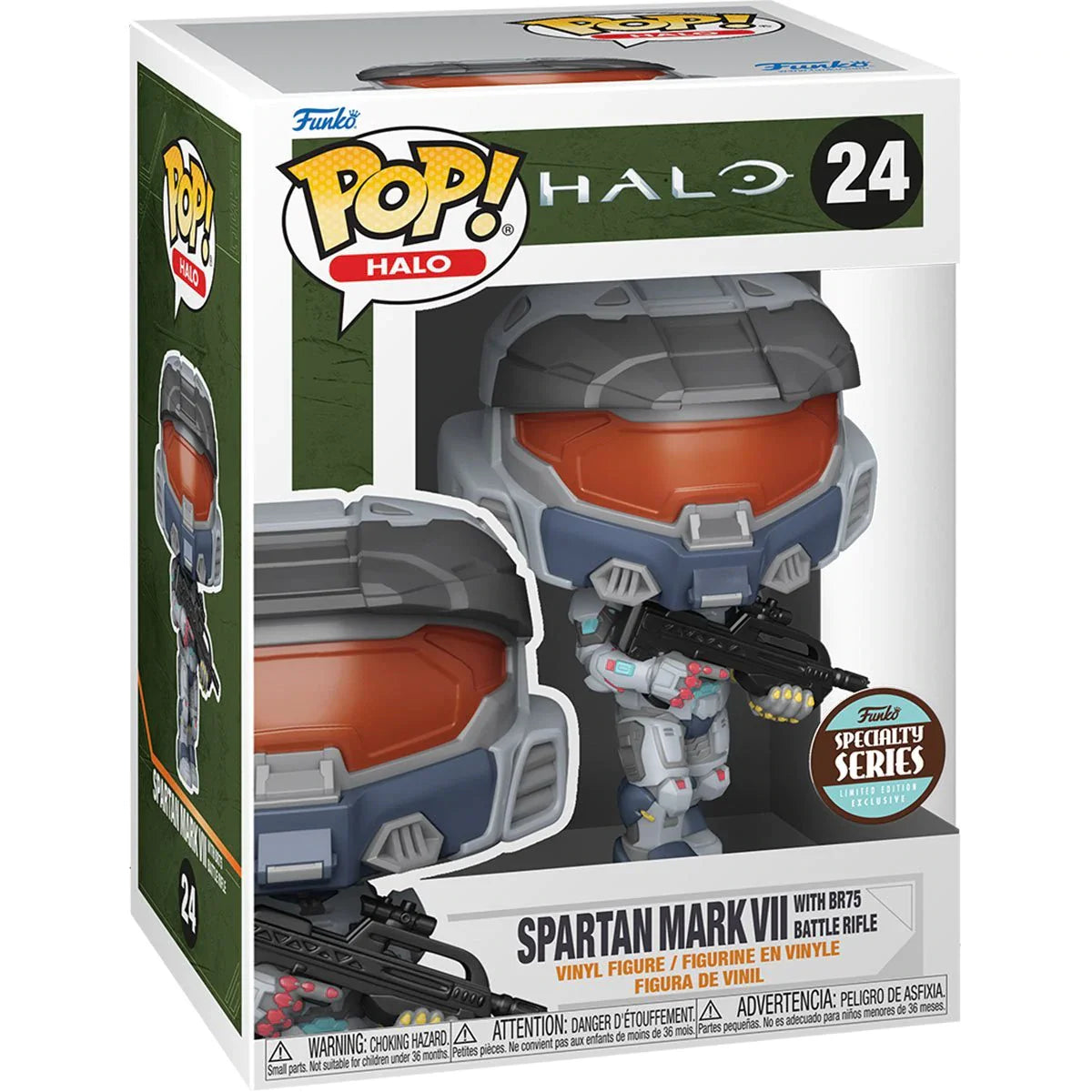 Funko Pop! Halo- Spartan Mark VII with Battle Rifle #24